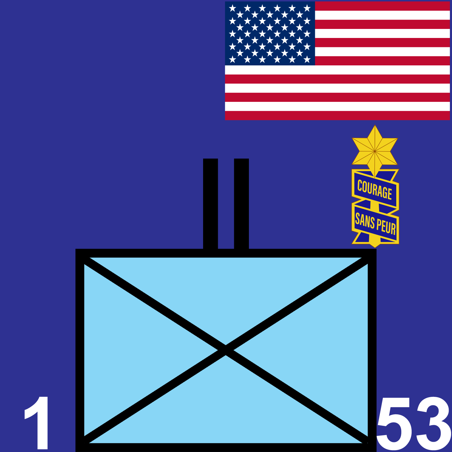 1st Battalion, 53rd Infantry Regiment icon